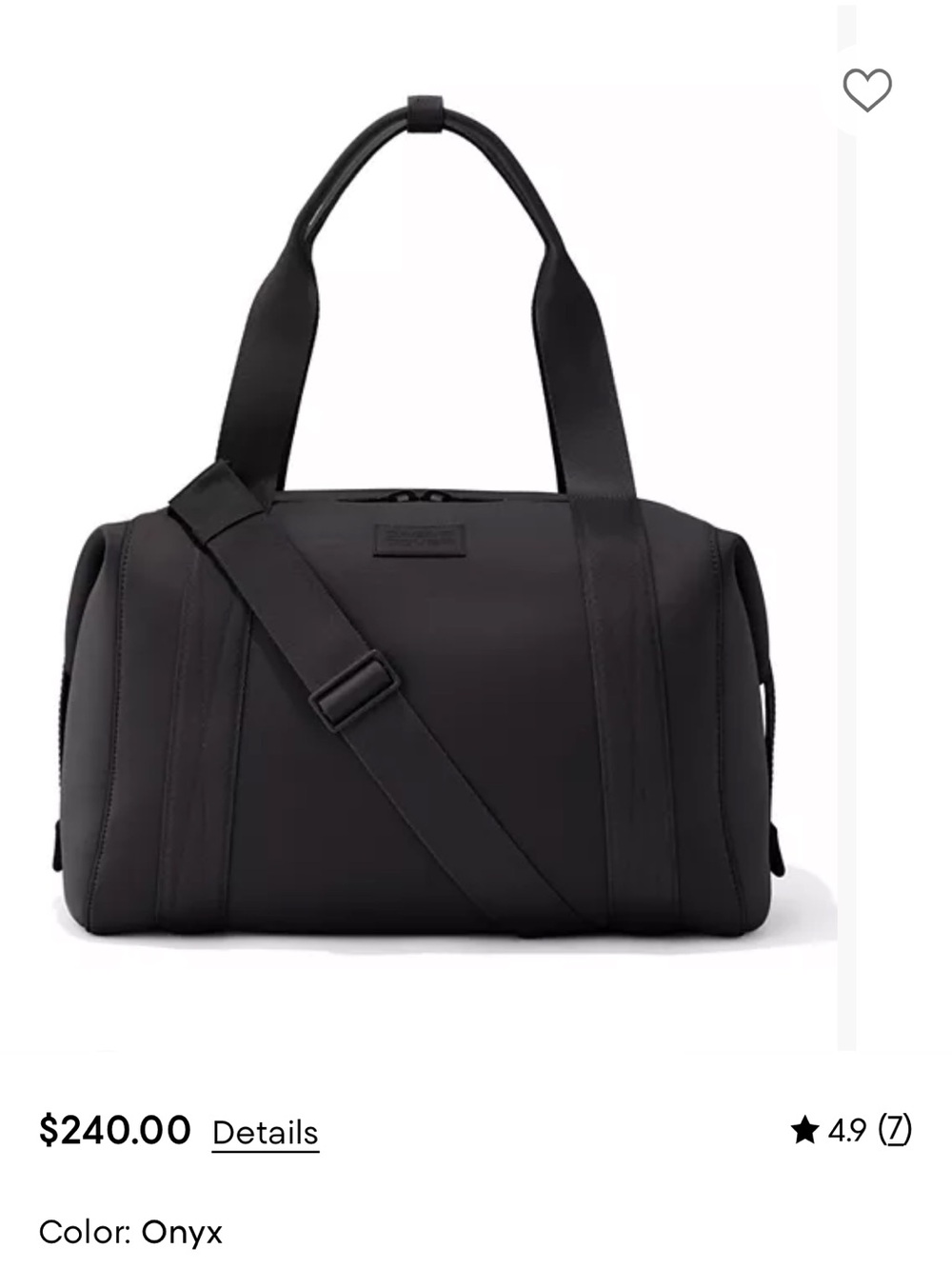 Landon Neoprene carryall bag
